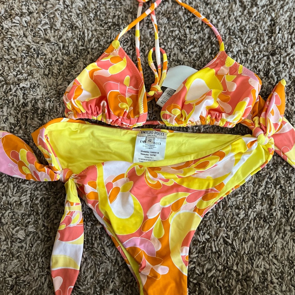Emilio Pucci 2 piece bathing suit